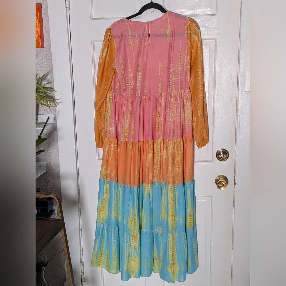Anthropologie Kavita Bhartia Lukjana Tiered Maxi Dress - Picture 4 of 5